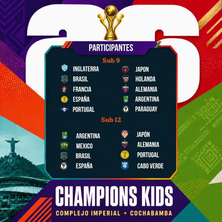 Champions Kids 2026: El torneo de fútbol infantil que mueve a Cochabamba